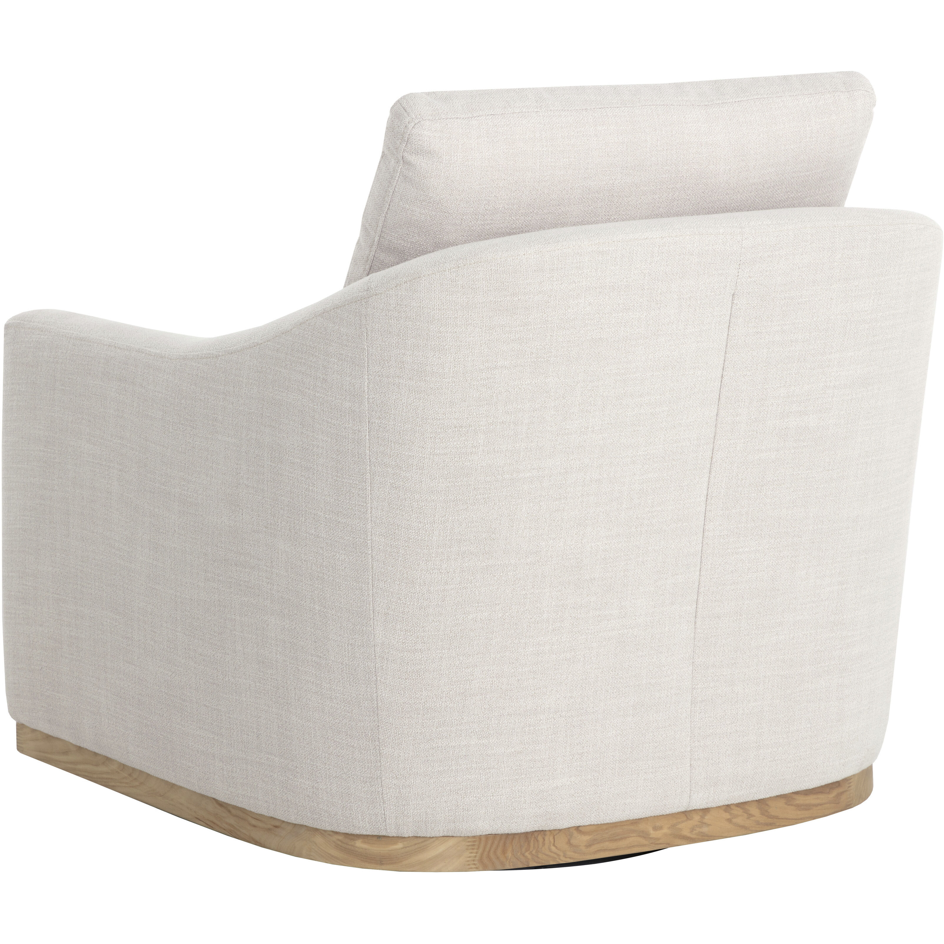Corbin Effie Linen Swivel Lounge Chair